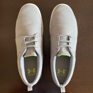 Teen/Boys Light Grey Under Armour Canvas Shoes